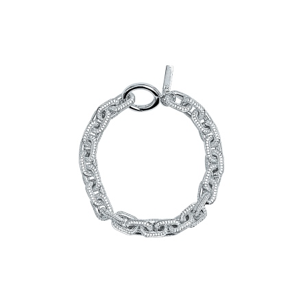 Ruyi環鑽立體粗鎖鏈手鏈(25節/20cm)