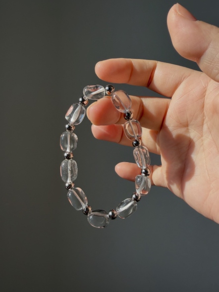 不規則白水晶手串